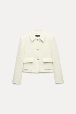 SHORT BOUCLE JACKET - Zara фото 3
