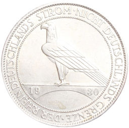 5 рейхсмарок 1930 года A Германия Освобождение Рейнланда