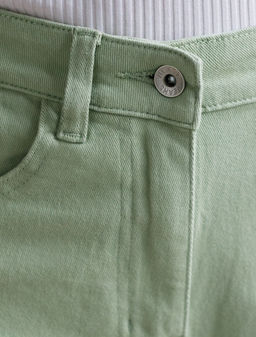 Джинсы из денима с эластаном