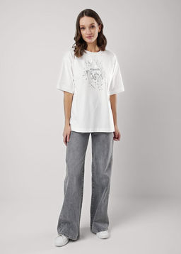 CLE Футболка жен. 256675кк_п молочный - Clever wear фото 5
