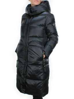 9110 DARK GREEN Пальто зимнее женское FLOWERROVE (200 гр. холлофайбера) - Fashion фото 4