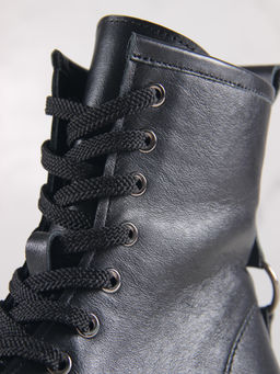 Ботинки 329.21153bl.black/Шерсть