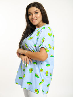 755/1 Футболка "голубой"