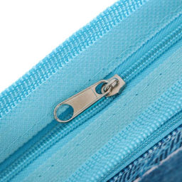 Пенал школьный на молнии 2 отделения «Джинса», МИКС