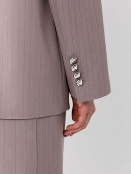 Жакет оверсайз в полоску