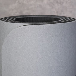 Коврик для йоги и фитнеса Woohooo Whisper / 183x61x0.6 / Black+Grey / Мешок+ стяжка в комплекте / уп12 - ГалеонТрейд фото 5