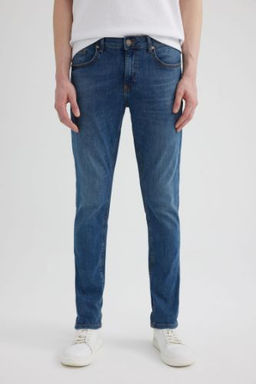 Carlo Skinny Fit Ekstra Dar Kal?p Normal Bel Ekstra Dar Paca Jean Pantolon