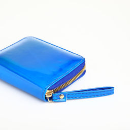 Кошелёк на молнии «Глянец», синий
