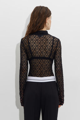 Боди с длинным рукавом из кружева - Mollis фото 12