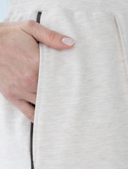 D44.145 Брюки женские бежевый меланж