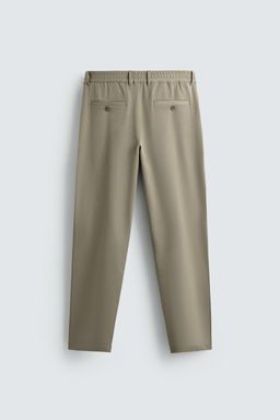 PANTAL?N STRAIGHT FIT CONFORT / Khaki claro - Zara фото 8