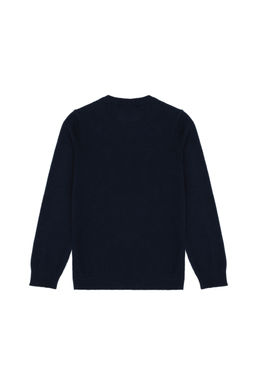 Базовый свитер темно-синего цвета для мальчика - U.s. polo assn фото 8