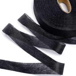 Лента Idealtex нитепрошивная клеевая по долевой 20мм 45г/м? в инд.упаковке черный 4720B рул.100м
