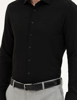 Siyah Slim Fit Uzun Kollu G_mlek - Pierre cardin фото 6