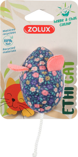 ZOLUX, Игрушка для кошек с кошачьей мятой "Мышка Маргаритка", 580753