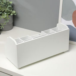 Шкатулка дерево для украшений и косметики 2 ящика белая 35х16,5х17 см - Simaland фото 5