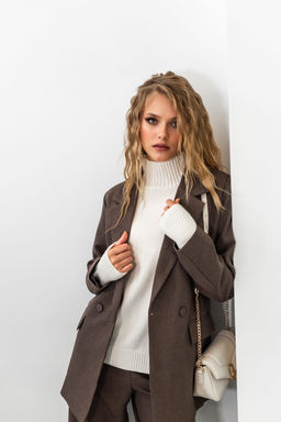 Свитер Дейн (белый) One Size - Nadi bordo фото 2