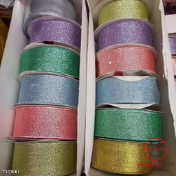 Лента с блеском подарочная