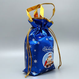 Пакет-мешок из нетканного материала «С Новым годом!», 25 х 32 см