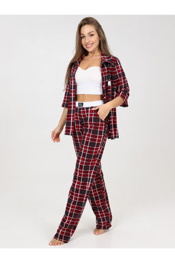 Пижама женская П-119.02 клетка - Хороший трикотаж фото 10