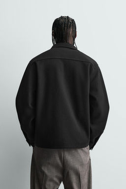 TWILL TEXTURED WATER REPELLENT OVERSHIRT - Zara фото 3