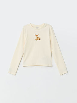 Bisiklet Yaka K?z ?ocuk Ti??rt