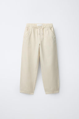 PANTAL?N SARGA FLUIDO STRAIGHT / Crudo - Zara фото 6