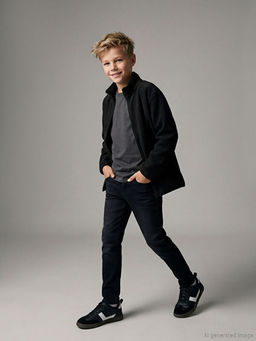 S?per Skinny Fit Erkek ?ocuk Jean Pantolon