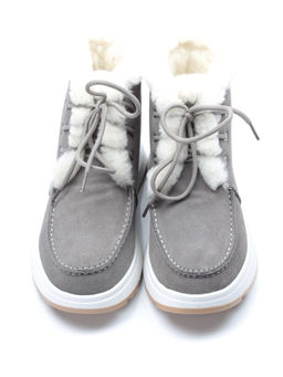 11-M4 GRAY Ботинки зимние женские - No name фото 8