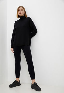 Черные облегающие брюки