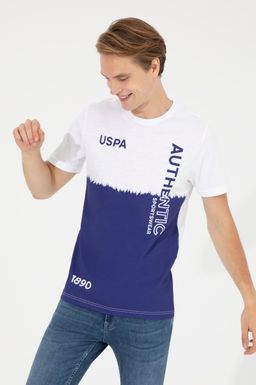 U. S. Polo Assn Мужская синяя футболка с круглым вырезом