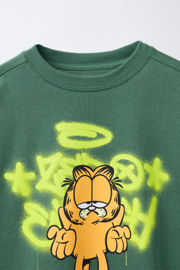 GARFIELD PAWS INC. GRAFFITI PRINT T-SHIRT - Zara фото 3