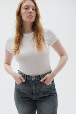 Curvy Fit Slim High Jeans - H&m фото 3