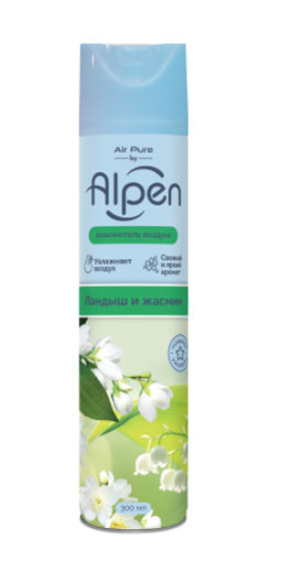 ALPEN освежитель 300мл Ландыш и жасмин