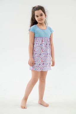 Ночная сорочка детская из кулирки Ярославна велосипед - Амадэль фото 2