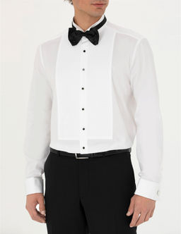 Beyaz Slim Fit Smokin G_mlek - Pierre cardin фото 6