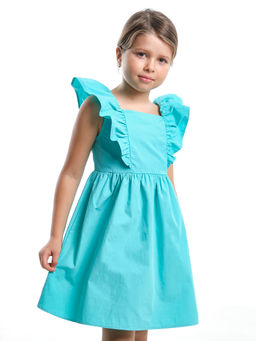 Платье в садик праздничное UD 7825 изумрудный - Mini maxi фото 27