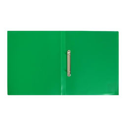 Цена за 3 шт. Папка на 2 кольцах А4, Calligrata, 18 мм, 500 мкм, зеленая