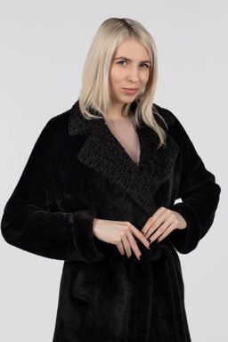 Пальто женское утепленное (пояс) - El podio фото 8