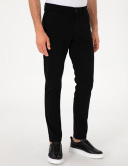 Siyah Slim Fit Kanvas Pantolon - Cacharel фото 2
