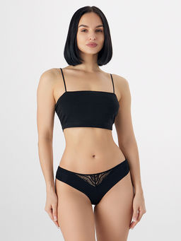 Цена за 2 штуки! Трусы женские бесшовные черные