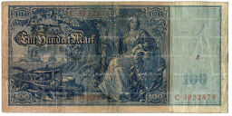 100 марок 1910 года Германия