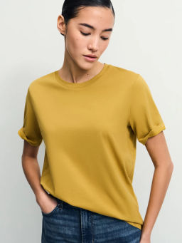 Базовая футболка из хлопка / Zarina