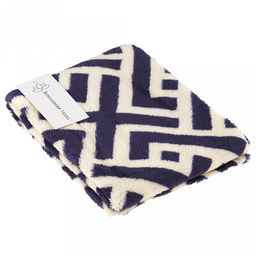 Плед (покрывало) в коляску 80х80см "Якутия", велсофт "California" набивной, полиэстер 100%, плотность 160г/м2, упаковка пакет ПП 35х45см, т.м. "Домашняя Мода" (Россия)