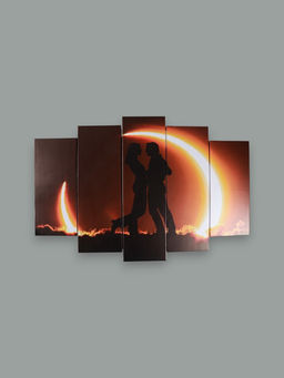 УЦЕНКА Модульная картина Влюблённая пара (2-23?52; 2-24?70; 1-24?80) 120?80 см