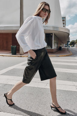 STRIPED OVERSIZE SHIRT - Zara фото 16