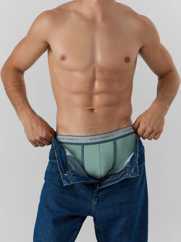 Цена за 2 штуки! Трусы боксеры мужские мятные - Mark formelle фото 6