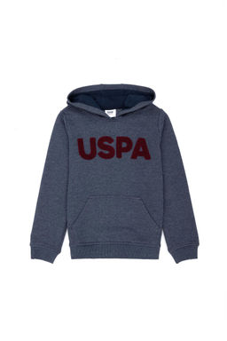Темно-синяя базовая толстовка для мальчиков - U.s. polo assn фото 2