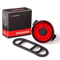 Фонарь задний COMIRON PHAROS корпус: ABS, IP67; свет: 3LED, 80lm CR2032х2. два режима, 15 г, до 100 часов работы в сигнальном режиме /уп 120/480/ - Галеонтрейд фото 10