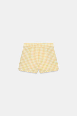 SHORTS CUADROS / Amarillo - Zara фото 8